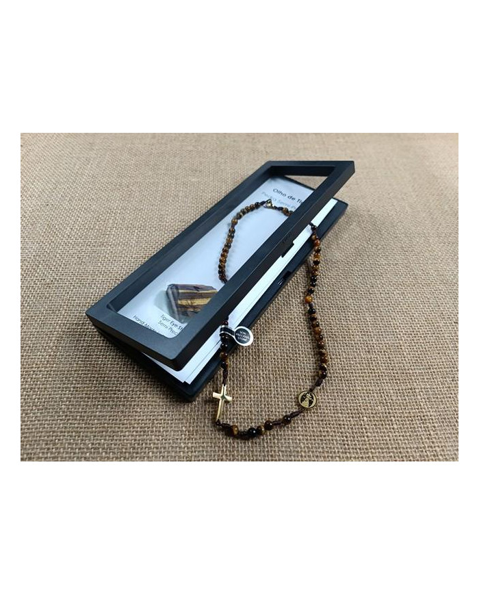 COLAR TERCO CORDEL PEDRA 6MM D NS