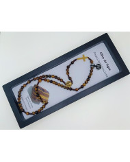 COLAR TERCO CORDEL PEDRA 6MM D NS