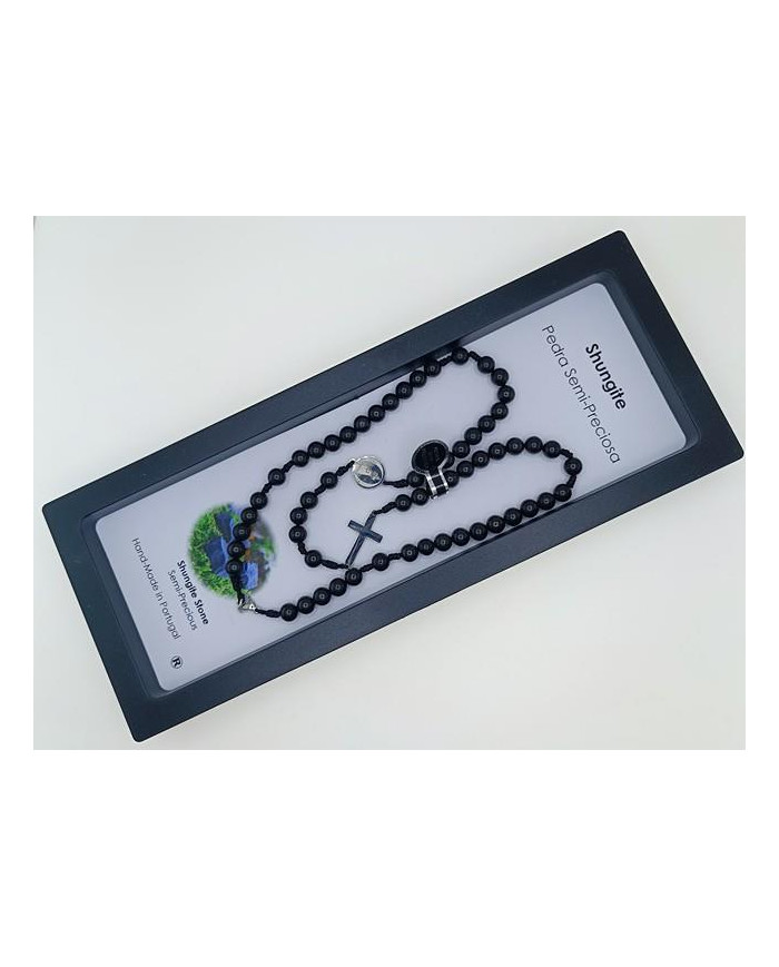 NECKLACE ROSARY CORD STONE 6MM P NS