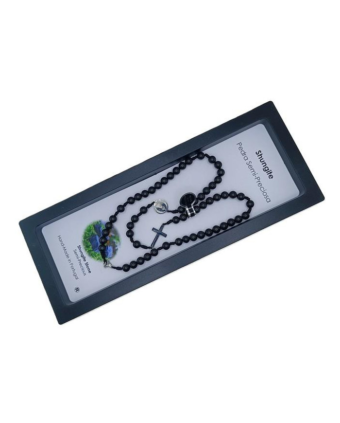 NECKLACE ROSARY CORD STONE 6MM P NS