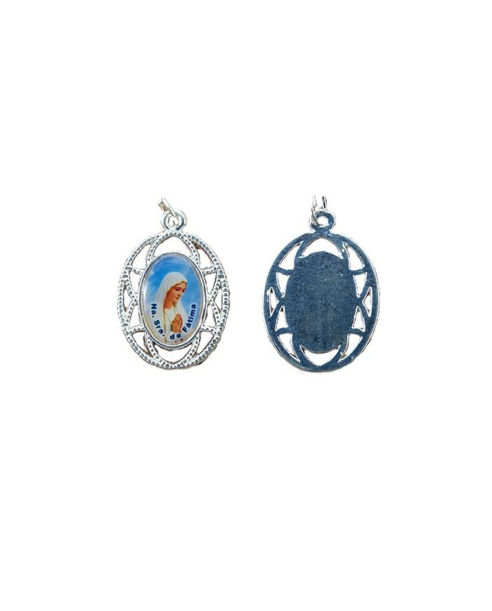 MEDALHA OVAL TRAB. 28MM FOTO NS PB