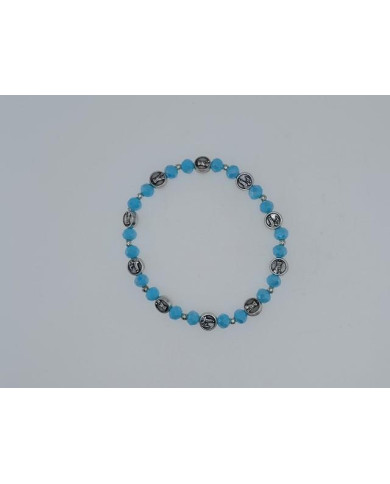 PUL DEZENA ELAST CRISTAL 6X4MM NS