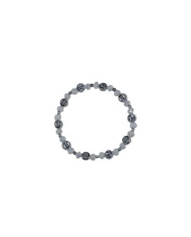 PUL DEZENA ELAST CRISTAL 6X4MM NS