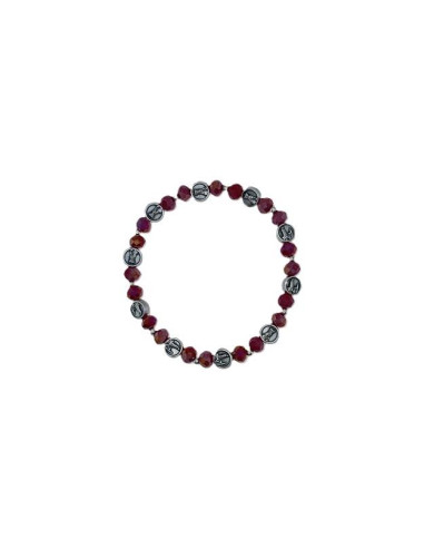 PUL DEZENA ELAST CRISTAL 6X4MM NS