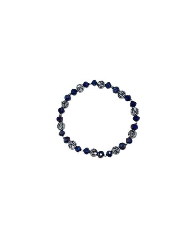 PUL DEZENA ELAST CRISTAL 6X4MM NS