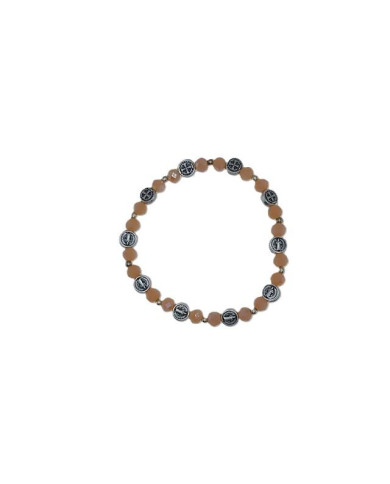 ELASTIC DECADE BRACELET CRYSTAL 6X4MM SB