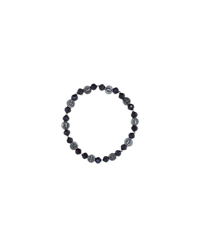 ELASTIC DECADE BRACELET CRYSTAL 6X4MM SB