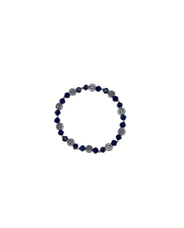 ELASTIC DECADE BRACELET CRYSTAL 6X4MM SB