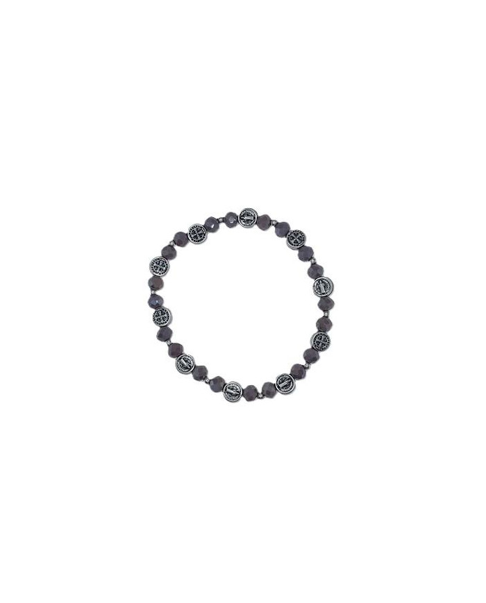 ELASTIC DECADE BRACELET CRYSTAL 6X4MM SB