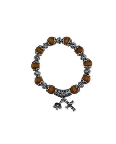 PUL DEZENA ELAST MADEIRA REDONDA 10MM ANI.