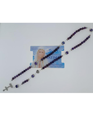 ELASTIC ROSARY BRACELET STONE 6MM NS