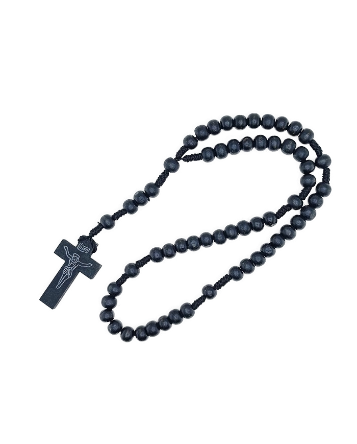 TERÇO CORDEL MADEIRA 7M PRETO