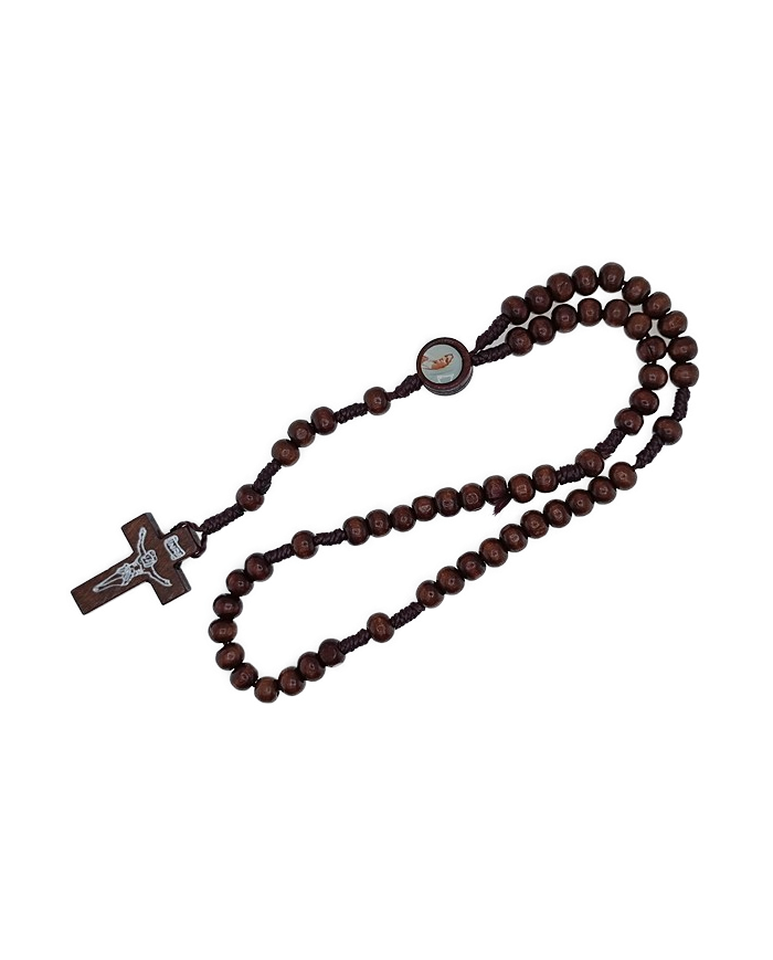 TERÇO CORDEL MADEIRA 7M C/IMAGEM CAST ESC