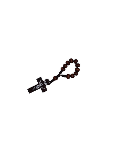 DEZENA MADEIRA CORDEL 7MM CAST ESC