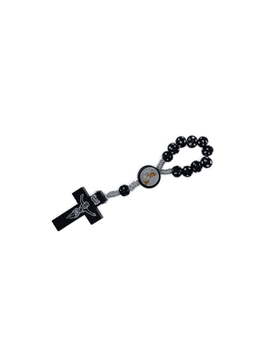 DEZENA MADEIRA EM CORDA COM PINTAS 6MM