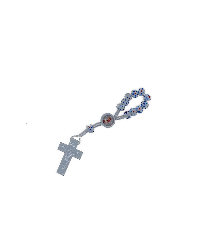 DEZENA MADEIRA EM CORDA COM PINTAS 6MM