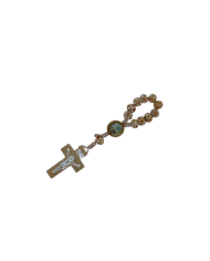 DEZENA MADEIRA EM CORDA COM PINTAS 6MM