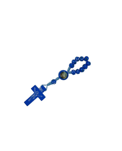 DEZENA MADEIRA EM CORDA COM PINTAS 6MM