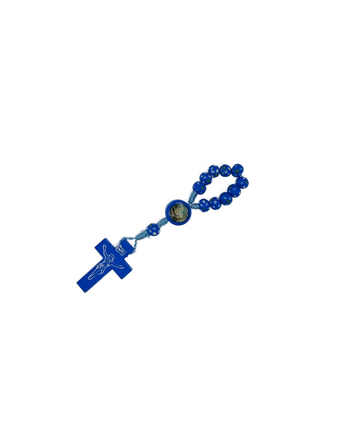 DEZENA MADEIRA EM CORDA COM PINTAS 6MM