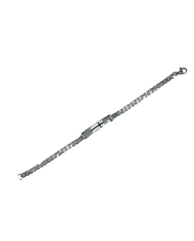 PUL CORRENTE ACO CHAPA COM CRUZ DESENHADA