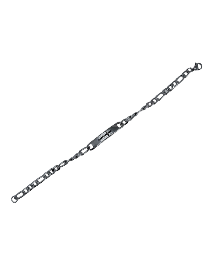 PUL CORRENTE ACO CHAPA COM CRUZ DESENHADA