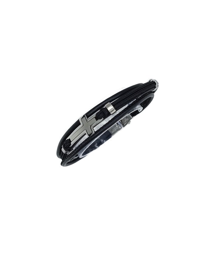 PUL PELE GENUINA C/CRUZ C/FIO PRETO