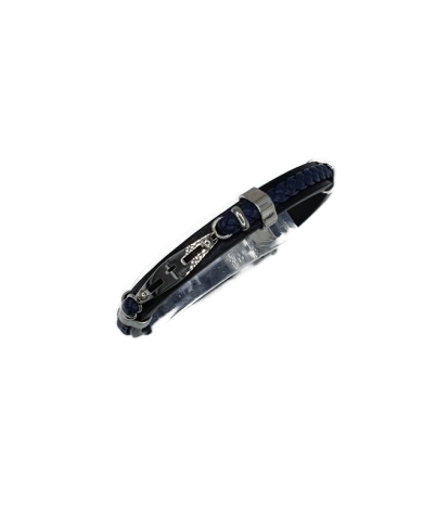 PUL PELE GENUINA C/CHAPA DESIGN CRUZ AZUL