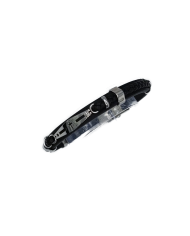 PUL PELE GENUINA C/CHAPA DESIGN CRUZ PRETO