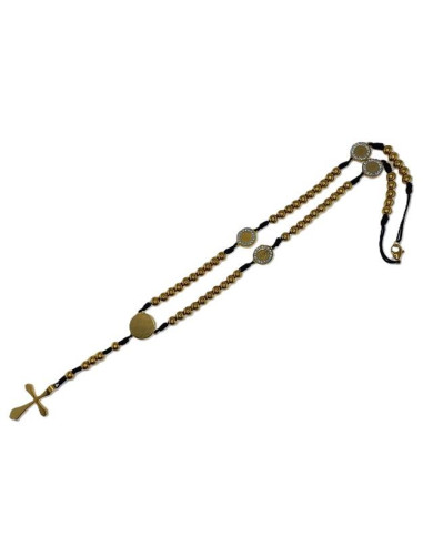 TERCO CORDEL INOX 6MM OURO + SB