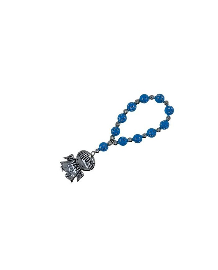 DEZENA ELAST PLAST RED 8MM ESTRELAS MENINO