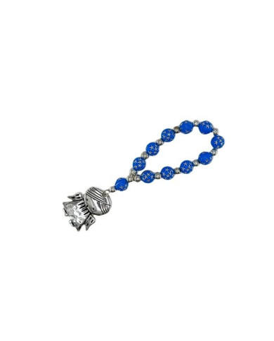 DEZENA ELAST PLAST RED 8MM ESTRELAS MENINO