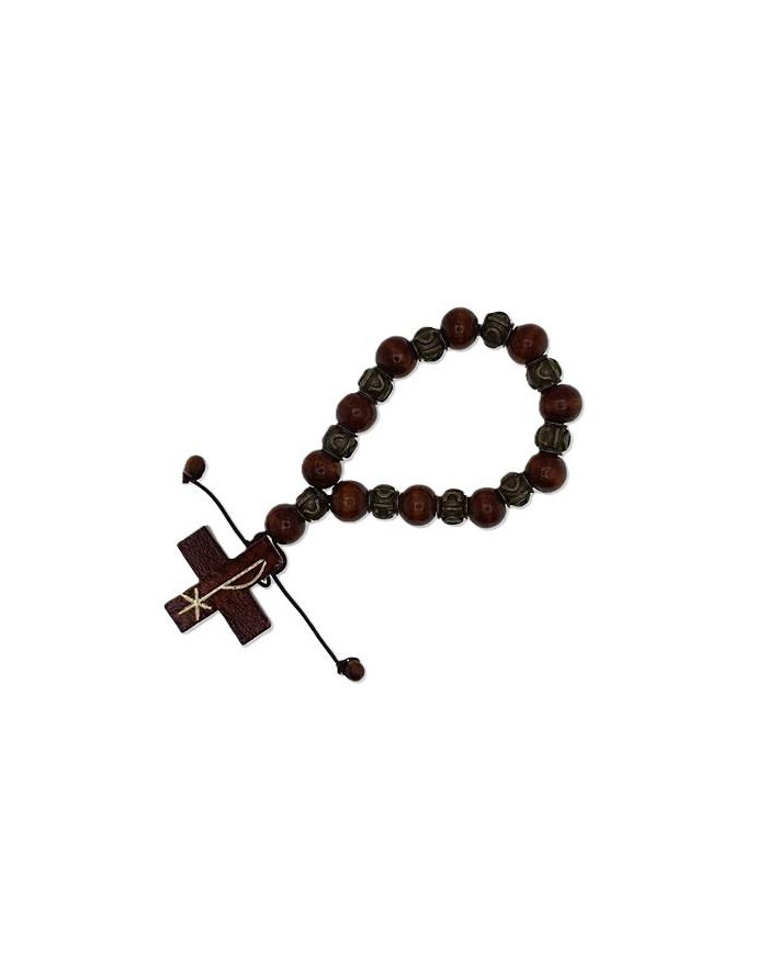 DEZENA ELASTICA MADEIRA 10MM ZAMAC