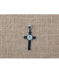 CRUZ ACO 27MM SAO BENTO GRAVADA