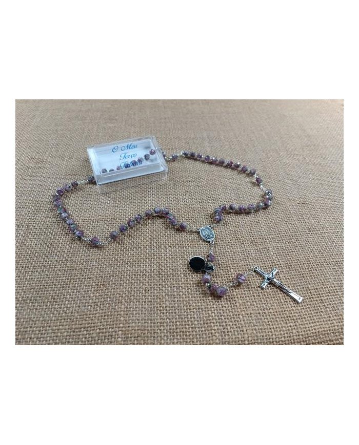 TERCO VIDRO MURANO 8X6MM C/ CX