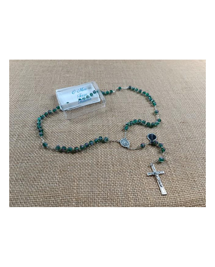 TERCO VIDRO MURANO 8X6MM C/ CX