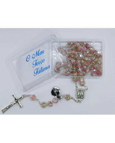TERCO VIDRO MURANO 8X6MM C/ CX