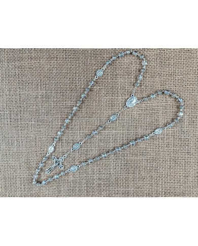 GLASS ROSARY WITH 6MM + ZAMAK LS