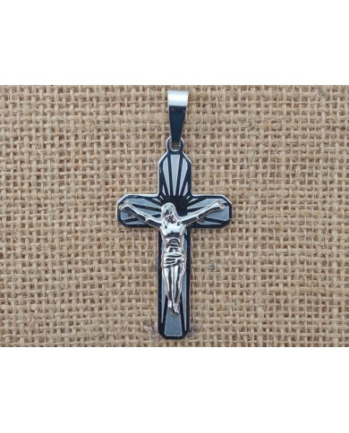 CRUZ ACO 60MM TRAB. RED. CRISTO