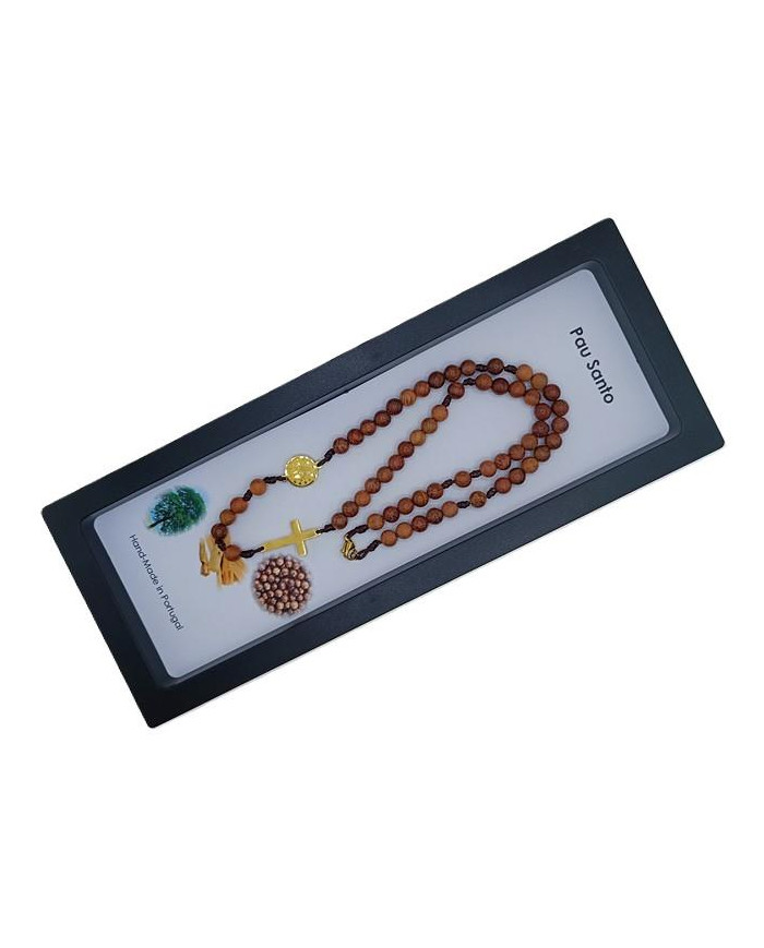 COLAR TERCO CORDEL PAU SANTO 6MM D
