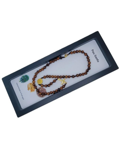 COLAR TERCO CORDEL PAU SANTO 6MM D