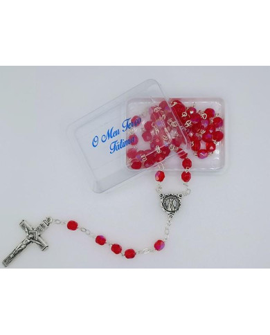 TERCO CRISTAL 6MM P VERMELHO TRANSP AB